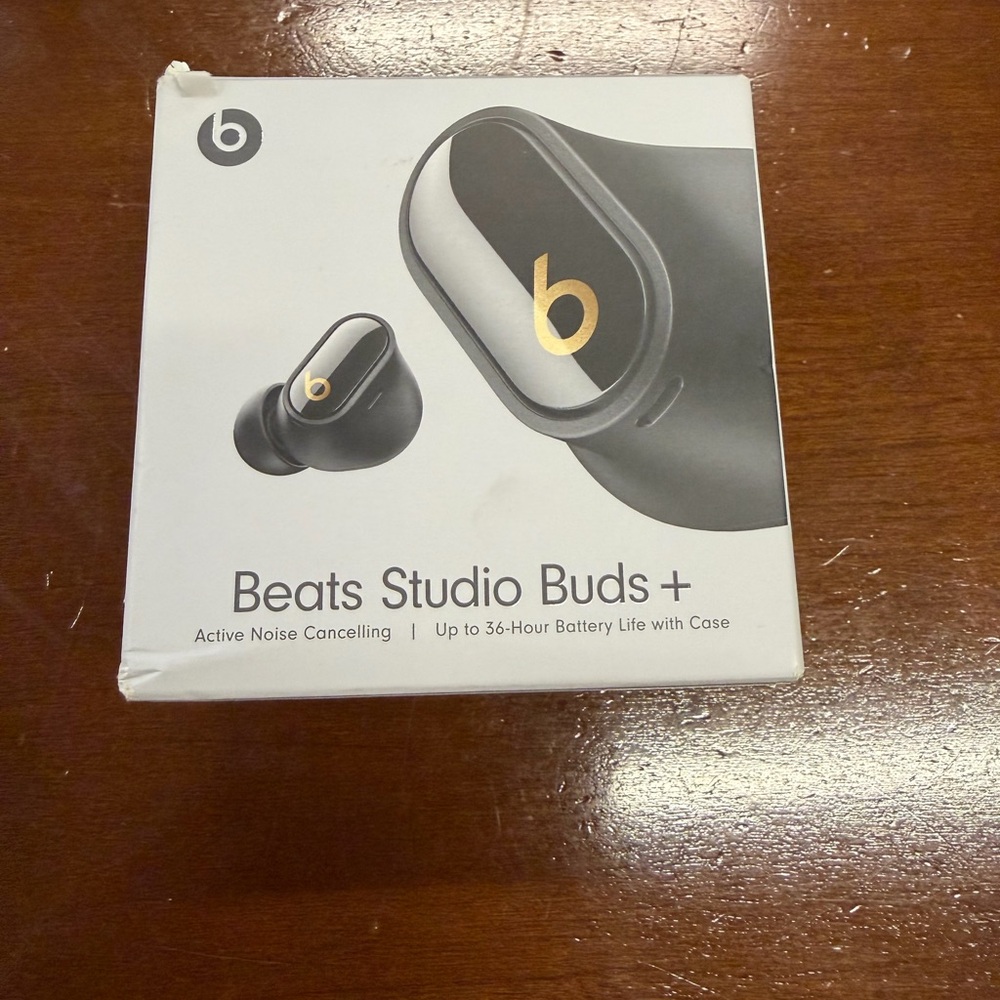 Beats by Dre Studio Buds+ Wireless Earbuds - Black and Gold